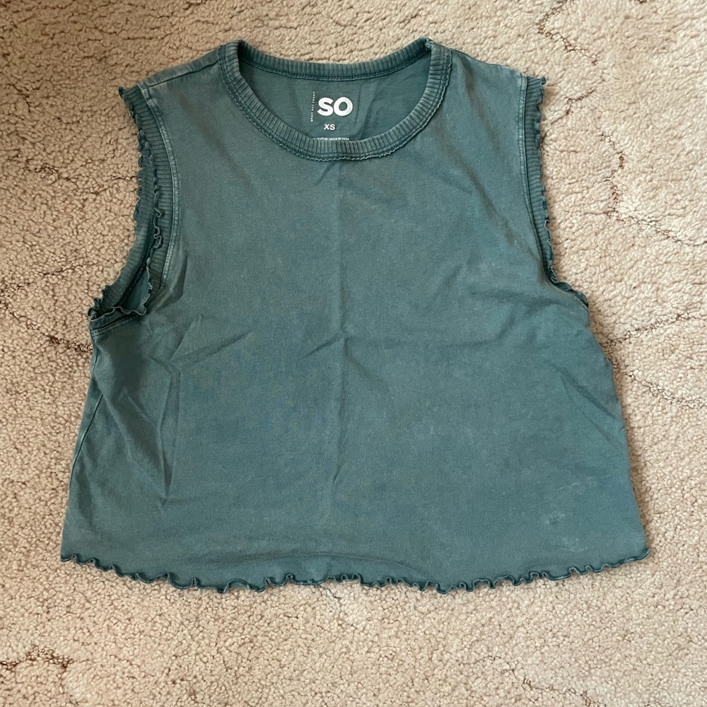 Women’s XS SO Teal Tank Top